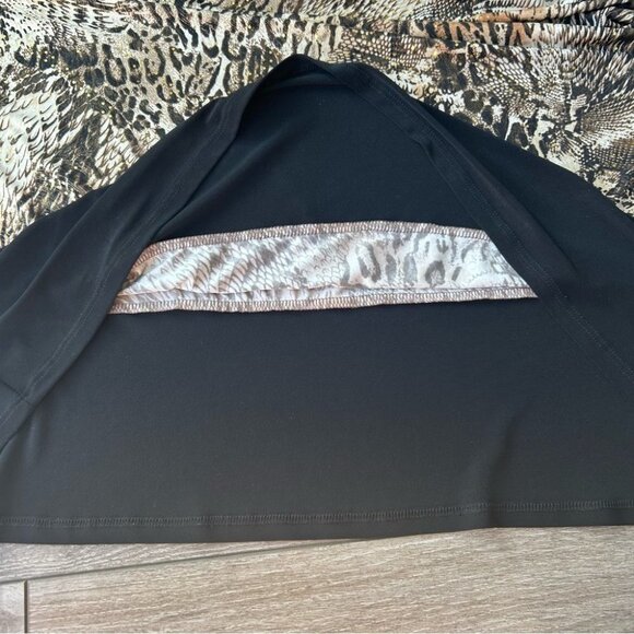 Prelude Tiger Print  Sequins Accent Jersey Sleeveless Dress - Picture 10 of 15